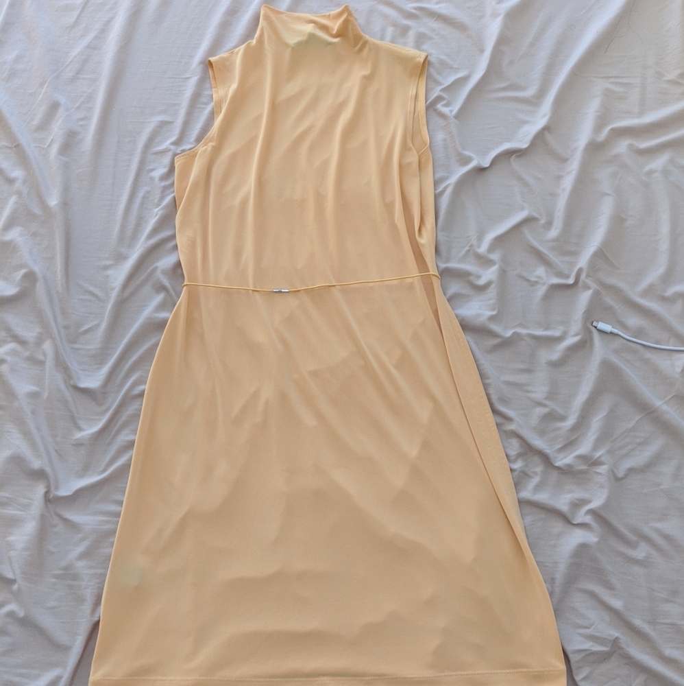 Francisco Costa For Calvin Klein yellow dress